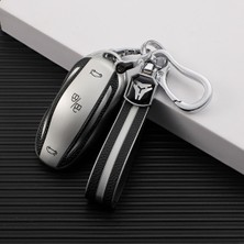 Ramm Tesla Model Y Model 3 Anahtarlık Anahtar Muhafaza Kabı Gümüş