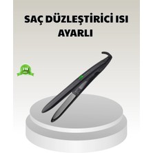 LTG Nova Bfs Dijital Ekranlı Isı Ayarlı Saç Düzleştirici – Titanyum Plaka, Seyahat Dostu Tasarım