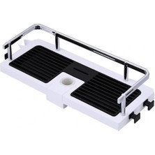 LTG Nova Banyo Direğine Asılabilir Köşelik Şampuanlık Sabunluk Çift Askılı Düzenleyici Raf Paslanmaz