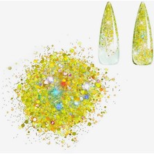 Rosevelt Tırnak Süsleme Pulları Nail Art Tırnak Sim 1 gr /kutu Altın