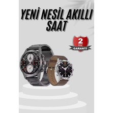 LTG Nova Bfs Akıllı Saat Çelik Kordon Çağrı Cevaplama Amoled Ekran Titreşimli Uyku ve Sağlık Takibi