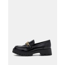 Guess Almer Kadın Siyah Loafer FLPALRELE14-BLACK