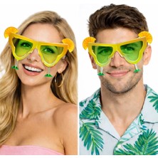 Margarita Bardak Şeklinde Parti Gözlüğü Sarı 16X8 cm