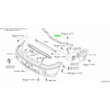 TŞT Nissan Xtrail Ön Tampon Üst Braket  2002-2003 (Oem No:  622408H700)