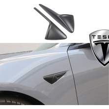 Ramm Tesla Model Y Yan Kamera Çerçeve Kapağı Hw3.0 (2 Adet) Mat Siyah