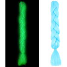 Bilfold Fosforlu Neon Örgülük Saç Esperer 100 Gr. / Açık Mavi