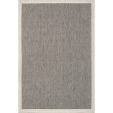 Anutya Home 6652 Gri Krem Sisal Kilim Yolluk Leke Tutmaz Kolay Temizlenen Kaymaz Taban Bordürlü Iskandinav Halı