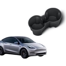 Ramm Tesla Juniper Ön Orta Konsol Bardak Tutucu Orta Ayıraçlı Çıkarılabilir Küllüklü Siyah