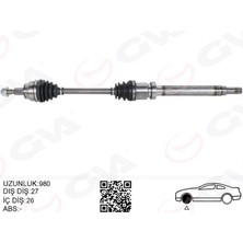 GVA Xmpdby Komple Ön Aks Sağ Connect 14- 1.6 Tdci