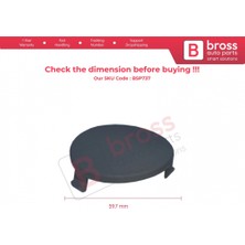 TŞT Ford Focus Cmax Arka Tampon Çeki Demir Kapağı Astarlı 2007 (Oem No:  3M51R17K922AAXWAA)