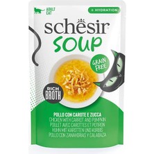 Schesir Tavuk ve Bal Kabaklı Kedi Çorbası 40GR