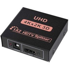 Zibox Hytech HY-LU2 2 Çıkışlı 4KX2K HDMI Splitter Dağıtıcı Çoğaltıcı