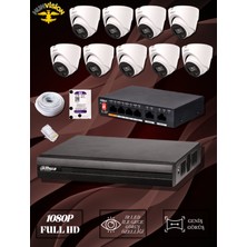 Dahua 2 Mp 9 Kameralı Ip / Dome Full Paket