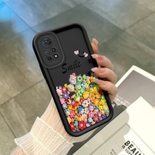 Hontinga Xiaomi Redmi Note 12 Pro 5g 4g Uyumlu Telefon Kılıfı Düşüme Önleyici Basitlik Anti Düşme Kamera Korumali Smile Darbe Önleyici Siyah Desen Ince Yumuşak Silikon Telefon Kılıfı K2-0057