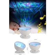 Storemax Oc-10 Okyanus Efektli Gece Lambası Sahne ve Ev Işığı Eğlence Disko Parti Ev Muhteşem Işık