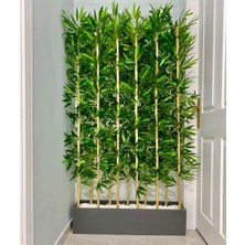 Rüzgar Yapay Çiçekçilik 20X90X180 cm Bambu Seperatör 11 Çubuklu