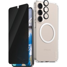 Care By Panzerglass Flagship Samsung Galaxy S25+ 3'lü Çerçeve Aparatlı Gizli/hayalet Ekranlı Set