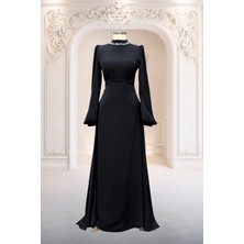 Amine Hüma Rüya Abiye Elbise Siyah