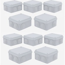 Çetinkaya 10X10X5 cm Sıva Üstü Tıpalı Abs Buat Çp 1040 10 Adet