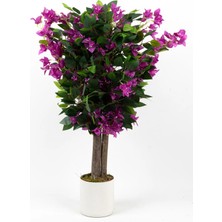 Rüzgar Yapay Çiçekçilik 60 Santim Boyunda Mor ve Begonvil Ağacı