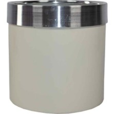 Rüzgar Yapay Çiçekçilik Metal Saksı 40X30 Siyah