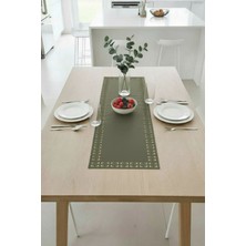Morika Hotel & Home Textile Ekol Serisi Runner - 32x80cm - Haki Yeşil