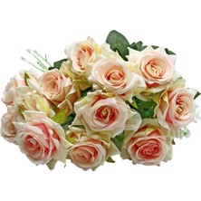 Rüzgar Çiçekçilik 10 Dallı Pıtırcıklı Uçuk Pembe Gül Femeti