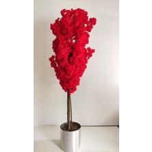 Rüzgar Yapay Çiçekçilik 180 cm Kırmızı Bahar Dalı Ağacı