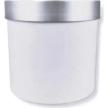 Rüzgar Yapay Çiçekçilik Metal Saksı 40X30 Siyah