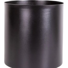 Rüzgar Yapay Çiçekçilik Siyah Metal Saksı