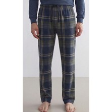 Triya Wear Studio Klasik Ekose Desenli Erkek Pijama Altı