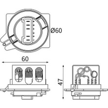 Mahle Xmpdby Kalorifer Rezistansi P306 94-02 Partner-Berlingo 08-15 Klimasiz