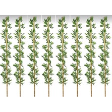 Rüzgar Yapay Çiçekçilik 2metre 8 Adet Bambu