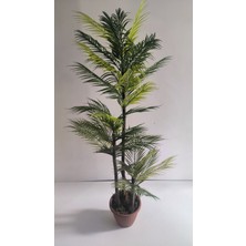 Rüzgar Yapay Çiçekçilik Üç Gövdeli Areka Palmiyesi 150 cm