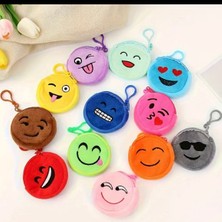 Ekinoksen 4'lü Avantaj Paketi Peluş Emojili Renk Renk Bozukluk Cüzdan