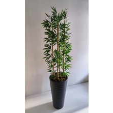 Rüzgar Yapay Çiçekçilik 180 cm Kumsal Saksıda Bambu