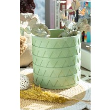 Rüzgar Yapay Çiçekçilik 20X20 Beton Saksi