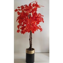 Rüzgar Yapay Çiçekçilik 180 cm Kızıl Hazan Çınar Ağacı