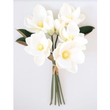 Rüzgar Yapay Çiçekçilik Manolya Demeti