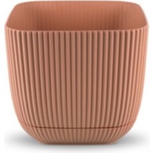 Rüzgar Yapay Çiçekçilik Kp Mercan 1.8 Kare Saksı