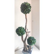 Rüzgar Çiçekcilik 110 cm Plastik Saskida 3 Lü Top