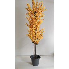 Rüzgar Yapay Çiçekçilik 180 cm Sarı Bahar Dalı Ağacı