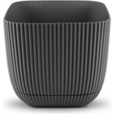 Rüzgar Yapay Çiçekçilik Kp Mercan Kare Saksı 0,27 Litre