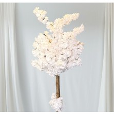 Rüzgar Yapay Çiçekçilik 170 cm Boyunda Beyaz Bahardali Ağacı