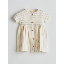 Lc Waikiki Yeni Sezon Çizgili Kız Bebek Penye Elbise