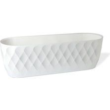 Rüzgar Yapay Çiçekçilik Kp Yakamoz Balkon Saksısı 6,5 Litre