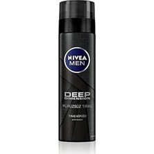 Storemax Nıvea Men Erkek Deep Dimension Tıraş Köpüğü 200 Ml, Kusursuz Tıraş,aktif Karbon, Kaygan Tıraş Deneyimi