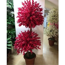 Rüzgar Yapay Çiçekçilik 2 Gövdeli Fuşya Sakura Ağacı