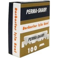Storemax Perma Sharp Berber Jileti, 100&APOS;LÜ Paket, Yarım Tıraş Bıçağı, Ustura Uyumlu Permasharp Jilet (1)