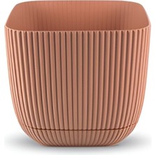Mercan Kare Saksı No:2 0,67 Lt. (11 x 11 x 9,5 Cm)